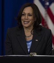 Vice President Kamala Harris speaks on voting rights