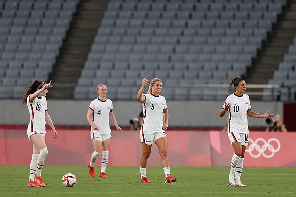 Sweden laid down an early marker in the women's Olympic football competition, hammering the US Women's National Team 3-0 on …