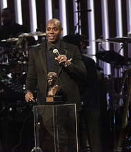 Dave Chappelle, Photograph by Tracey Salazar courtesy the Kennedy Center.