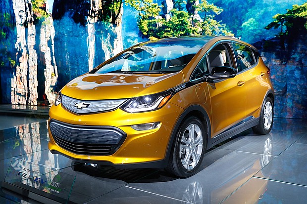 GM is once again recalling nearly 70,000 Chevrolet Bolt electric vehicles because of a risk that the battery will catch fire when the car is parked.
Mandatory Credit:	Josh Lefkowitz/Getty Images