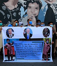 The Biden administration has informed lawmakers it will need roughly $1 billion in emergency funds as it moves to quickly evacuate Afghan translators and other personnel who worked with the US military and are trying to leave the country, according to multiple officials familiar with the matter.
Mandatory Credit: Mariam Zuhaib/AP