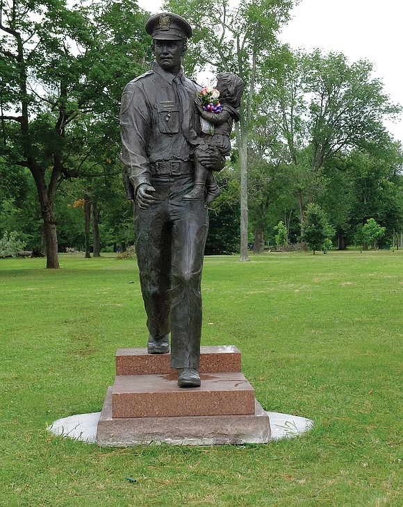 Move it to Capitol Square. That’s where supporters of the Richmond Police Memorial statue want it to go.