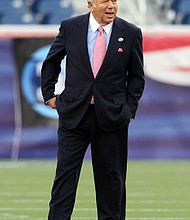 New England Patriots owner Robert Kraft presided over the franchises three Super Bowl wins between 2001 and 2004.
Mandatory Credit:	Getty Images