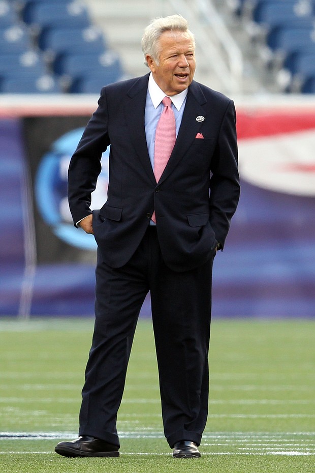 New England Patriots owner Robert Kraft presided over the franchises three Super Bowl wins between 2001 and 2004.
Mandatory Credit:	Getty Images