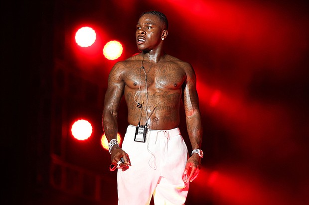 DaBaby performs on stage during Rolling Loud at Hard Rock Stadium on July 25, 2021 in Miami Gardens, Florida.
Mandatory Credit:	Rich Fury/Getty Images