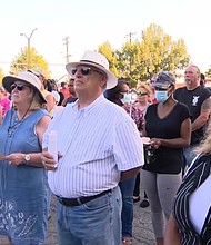 Many in the Essex community gathered Aug. 2 to remember two young children whose bodies were found in the trunk of their aunt's car.
Mandatory Credit:	WBAL