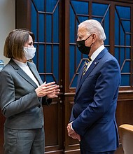 President Joe Biden issued a sweeping executive order Monday to target those in the Belarusian regime involved in the repression of human rights and democracy in the former Soviet state.
Mandatory Credit:	The White House