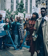 Aunjanue Ellis and Ethan Herisse are seen in "When They See Us."
Mandatory Credit:	Atsushi Nishijima/Netflix