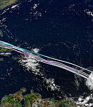 The first named tropical system in the Atlantic since early July could form and tropical storm warnings were issued for Puerto Rico and the US Virgin Islands.
Mandatory Credit:	CNN