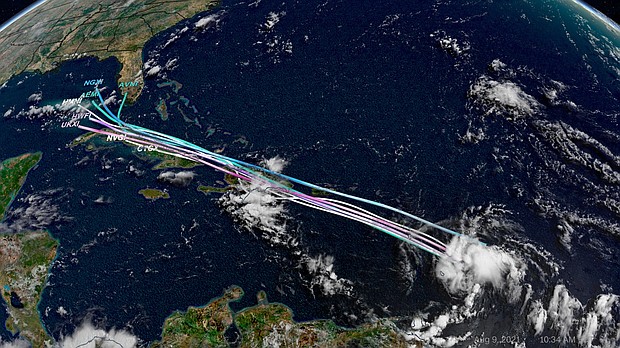 The first named tropical system in the Atlantic since early July could form and tropical storm warnings were issued for Puerto Rico and the US Virgin Islands.
Mandatory Credit:	CNN