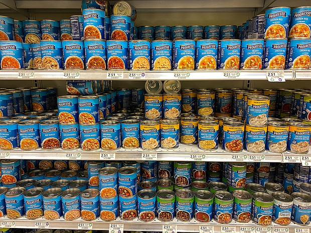 Progresso minimized its soup variety from 90 different items to 50. It has since reintroduced those items back to the market, she said.
Mandatory Credit:	Shutterstock