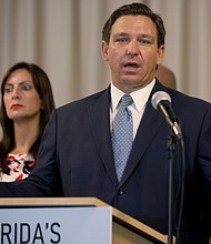 The Biden administration sent hundreds of ventilators to Florida as the state responds to a dramatic new increase in Covid-19 cases and hospitalizations. But Republican Gov. Ron DeSantis claims he's unaware of the shipment.
Mandatory Credit:	Joe Raedle/Getty Images