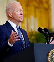 President Joe Biden is set to deliver remarks from the White House on Aug. 11 addressing his recovery agenda following the Senate passage of his infrastructure bill and a budget resolution encompassing much of the rest of his domestic legislative goals.
Mandatory Credit:	Susan Walsh/AP