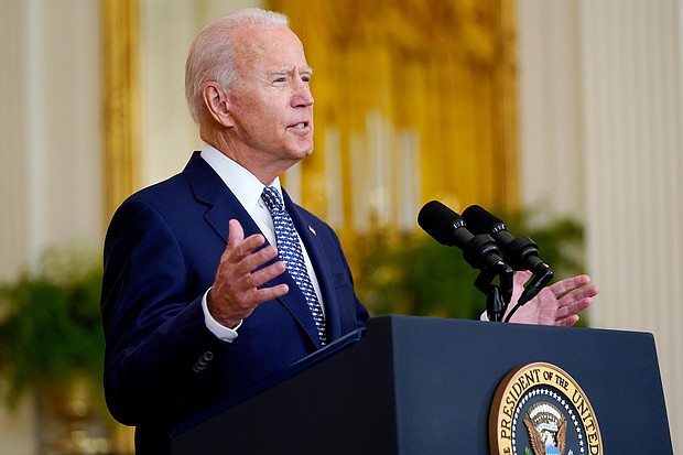 President Joe Biden is set to deliver remarks from the White House on Aug. 11 addressing his recovery agenda following the Senate passage of his infrastructure bill and a budget resolution encompassing much of the rest of his domestic legislative goals.
Mandatory Credit:	Susan Walsh/AP