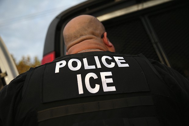 Immigration and Customs Enforcement will avoid arresting or deporting undocumented immigrants who are victims of crime, except in exceptional circumstances, according to a new directive.
Mandatory Credit:	John Moore/Getty Images