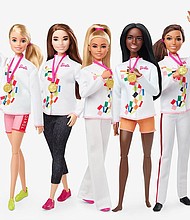 Barbie's collection dedicated to the Tokyo 2020 Olympic Games has come under criticism from social media for its lack of Asian representation.
Mandatory Credit:	Mattel