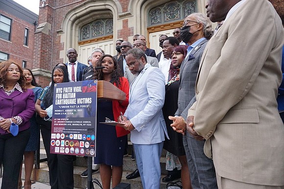 Haitian-American leaders in New York offered a loud-and-clear message Monday in the wake of the deadly 7.2 magnitude earthquake that ... Haitian-American leaders in New York offered a loud-and-clear message Monday in the wake of the deadly 7.2 magnitude earthquake that ...