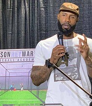 Cubs Player Jason Heyward will bring the Jason Heyward Baseball Academy to the campus. Photos by Tia Carol Jones