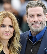 John Travolta shares how he talked to their young son about Kelly Preston's death. Preston and Travolta attend the Cannes Film Festival on May 15, 2018, in Cannes, France.
Mandatory Credit:	Pascal Le Segretain/Getty Images