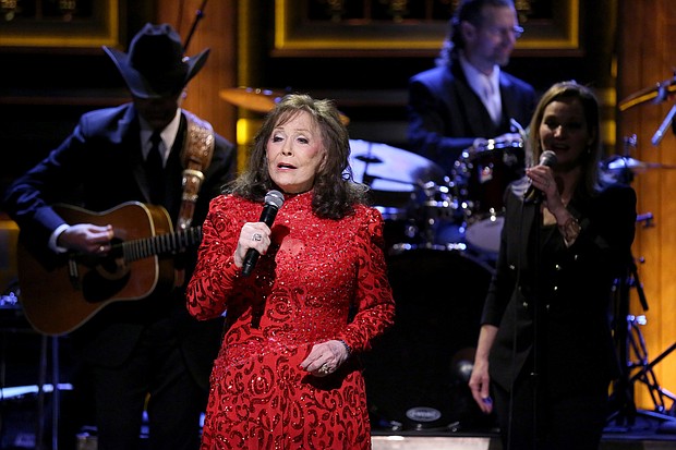 Loretta Lynn, performing here in 2016, paid tribute to her ranch foreman.
Mandatory Credit:	Andrew Lipovsky/NBCU/Getty Images