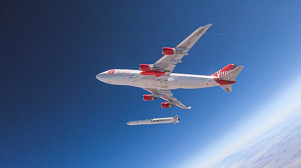 Richard Branson's satellite-launching company, Virgin Orbit, will go public later this year.
Mandatory Credit: Virgin Orbit/Twitter