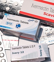 Right-wing media personalities have been promoting an anti-parasitic drug used for livestock as a potential Covid-19 treatment.
Mandatory Credit:	Soumyabrata Roy/NurPhoto/Getty Images