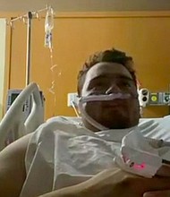 Doctors say the delta variant surge is sending younger patients to the hospital and most of them have not been vaccinated. Devan Eckersley is 22. He spoke with FOX5 from his hospital room.
Mandatory Credit:	KVVU
