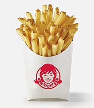 Wendy's new fries will be available everywhere in mid-September.
Mandatory Credit:	Wendy's