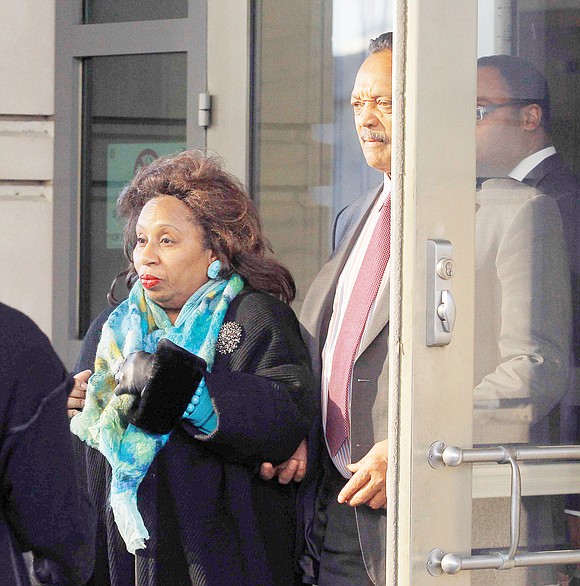 The Rev. Jesse Jackson’s wife has been moved from intensive care back into a regular room at the Chicago hospital ...