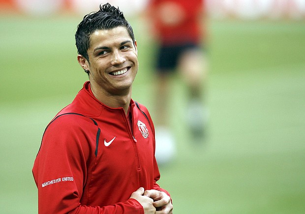Cristiano Ronaldo is adored by Manchester United fans after his first spell at the club.
Mandatory Credit:	Andrew Yates/AFP/Getty Images