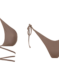 Pelagia Top, Mocha – $95 , Pelagia Bottom, Mocha – $85