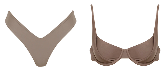 6) Posidonia Top, Mocha – $95, Posidonia Bottom, Mocha – $85