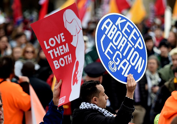 Abortion clinics in Texas asked the Supreme Court Monday to block a controversial law that bans abortions at six weeks. Abortion activists here demonstrate in front of the US Supreme Court in January 2020.
Mandatory Credit: Olivier Douliery/AFP/Getty Images