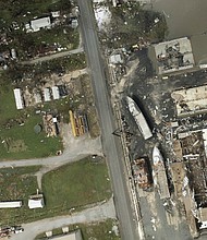 New images from NOAA is beginning to show the damage in the areas of Louisiana hardest hit by Hurricane Ida's.
Mandatory Credit:	NOAA