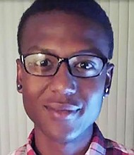 A photo of Elijah McClain who died in a hospital after an August 24 incident involving Aurora police.
Mandatory Credit:	Twitter