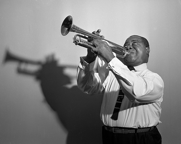When Hurricane Ida hit New Orleans on August 29, the storm destroyed the building that housed the Karnofsky Tailor Shop, run by a family of Jewish immigrants, who had a warm relationship with jazz icon Louis Armstrong, pictured here on August 30, 1954.
Mandatory Credit: CBS Photo Archive/Getty Images