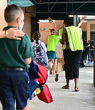 Broward and Alachua counties in Florida are moving forward with mask mandates for their public school systems, in defiance of an order by Gov. Ron DeSantis, despite financial penalties from the state of Florida
Mandatory Credit:	Johnny Louis/Sipa USA