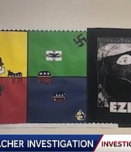 Gabriel Gipe, a teacher in Sacramento, California, could lose his job after asking students to place their political ideologies on a chart.
Mandatory Credit:	KCRA