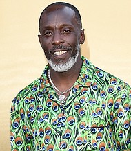 Michael K. Williams, pictured here on August 8, in Los Angeles, best known for his role as Omar Little on HBO's "The Wire," has reportedly died at he age of 54.
Mandatory Credit:	Axelle/Bauer-Griffin/FilmMagic/Getty Images