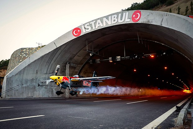Dario Costa of Italy flying through dual Catalca Tunnels in Istanbul, Turkey on September 4.
Mandatory Credit:	Samo Vidic/Red Bull Content Pool
