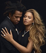 Beyoncé and JAY-Z for the Tiffany & Co. fall 2021 ABOUT LOVE campaign, shot by Mason Poole.
Photo Credit: Mason Poole.