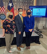 Melinda, Francis Page, Jr., and Toni Beck