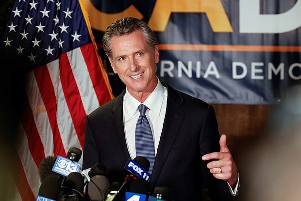 California Governor Gavin Newsom