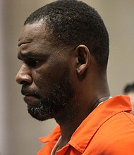 R. Kelly appears during a hearing at the Leighton Criminal Courthouse in Chicago on September 17, in 2019.
Mandatory Credit:	Antonio Perez/Chicago Tribune/Tribune News Service/Getty Images