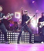 Trombone Shorty and Orleans Avenue perform at BRIC Celebrate Brooklyn! Festival
on September 18, 2021. (Photo Credit: Antoine DeBrill)