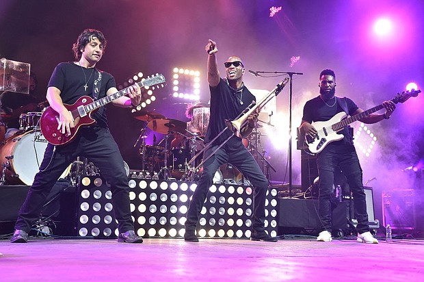 Trombone Shorty and Orleans Avenue perform at BRIC Celebrate Brooklyn! Festival
on September 18, 2021. (Photo Credit: Antoine DeBrill)
