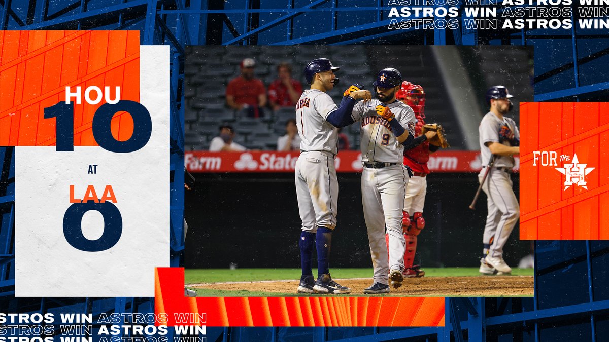 Astros Score Late Inning Runs To Blowout The Angels Houston Style