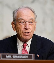 Sen. Chuck Grassley (R-IA) announced on Friday that he will run for reelection next year.
Mandatory Credit:	Susan Walsh/Pool/Getty Images
