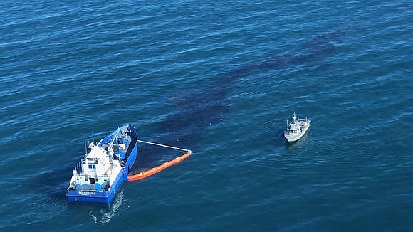 An oil pipeline off the coast of Southern California has spewed more than 100,000 gallons of oil into the Pacific …