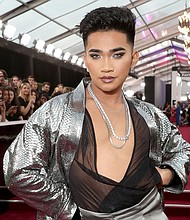 Bretman Rock has donned Playboy's famed bunny ears and become the first out gay man to star on its cover. Rock is show here at the 2019 E! People's Choice Awards held at the Barker Hangar on November 10, 2019.
Mandatory Credit:	Todd Williamson/E! Entertainment/NBCU Photo Bank/Getty Images